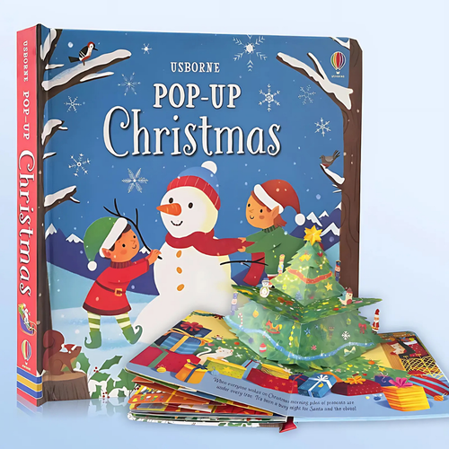 3D Pop-Up Book – Christmas Story | Educational English Learning Toy (Age 3+)