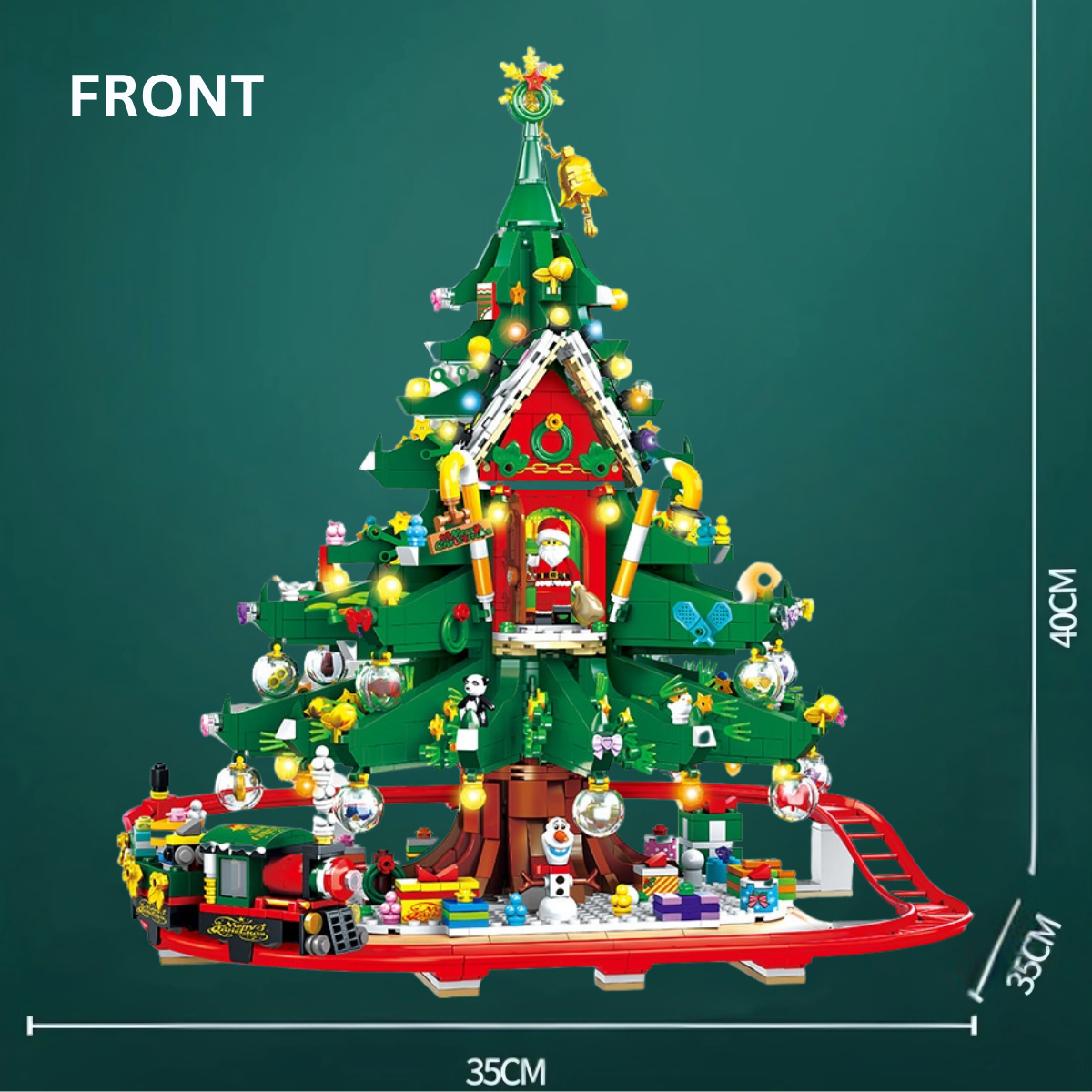 Premium Christmas Tree Decor Model Kit – STEM Holiday Toy DIY (Age 6+)