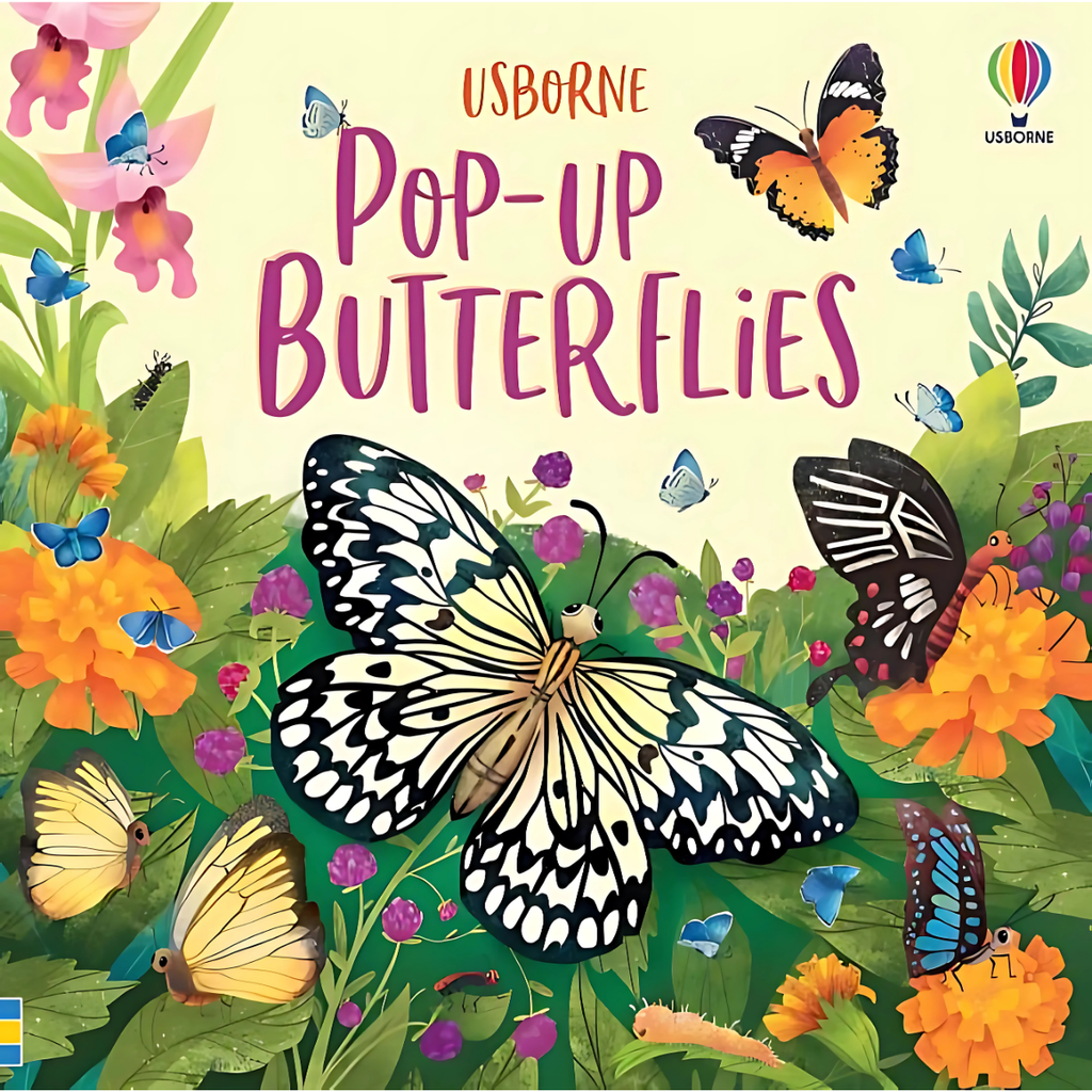 3D Pop-Up Book – Butterflies Theme | Educational English Learning Toy (Age 3+)