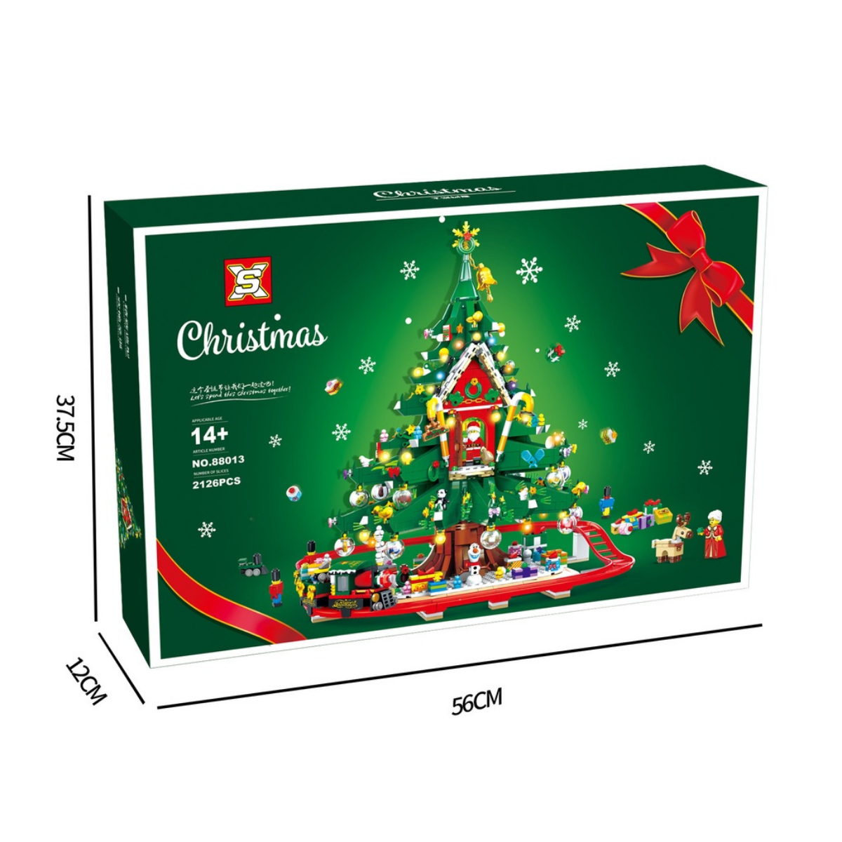 Premium Christmas Tree Decor Model Kit – STEM Holiday Toy DIY (Age 6+)