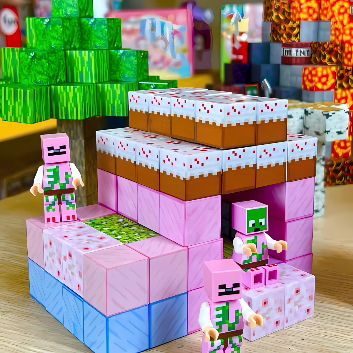 Magnetic Building Blocks (100/200/500 pcs) – Minecraft-Inspired STEM Toy for Creative Kids (Age 5+)