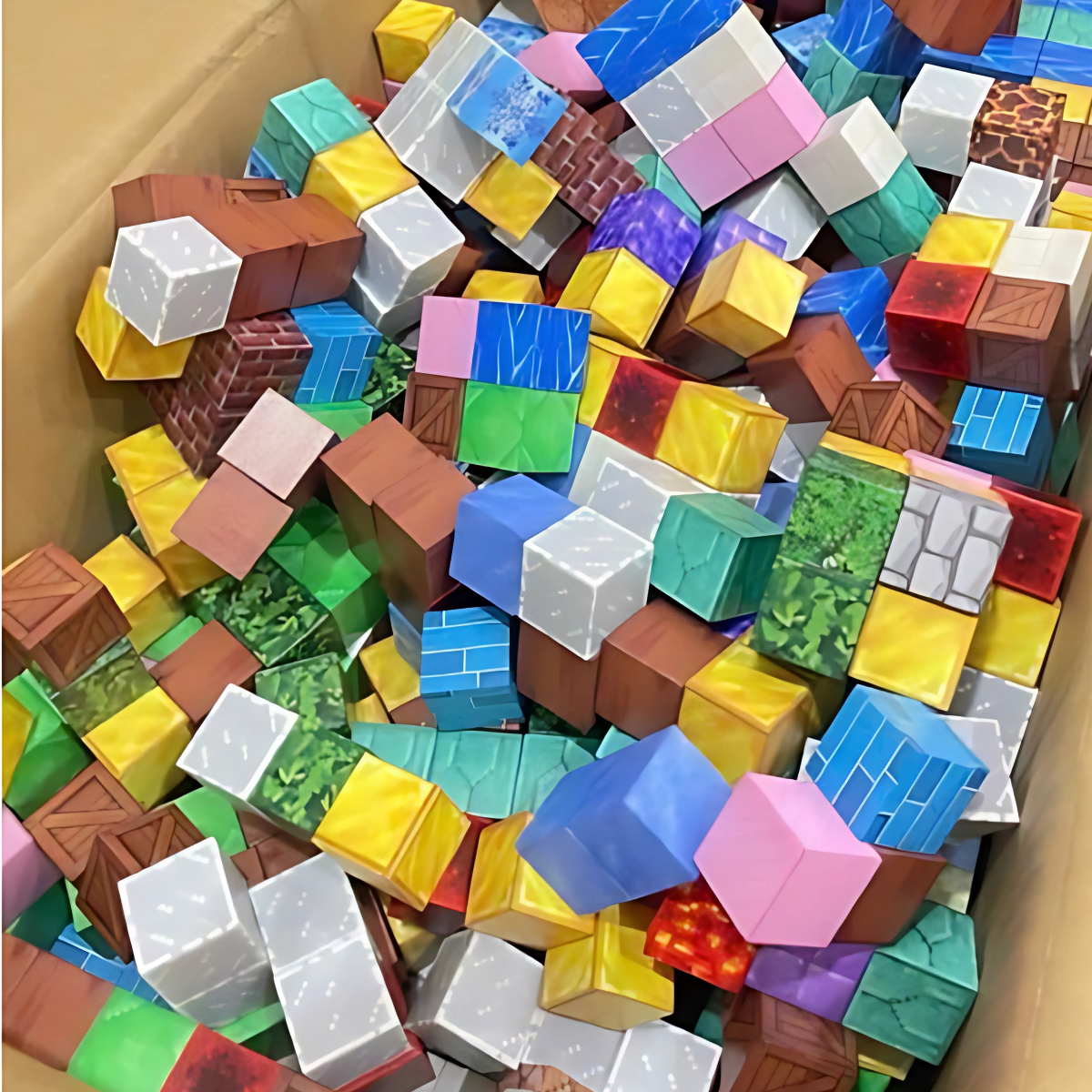Magnetic Building Blocks (100/200/500 pcs) – Minecraft-Inspired STEM Toy for Creative Kids (Age 5+)